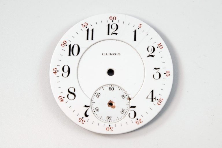 Pocket Watch Dial Repair