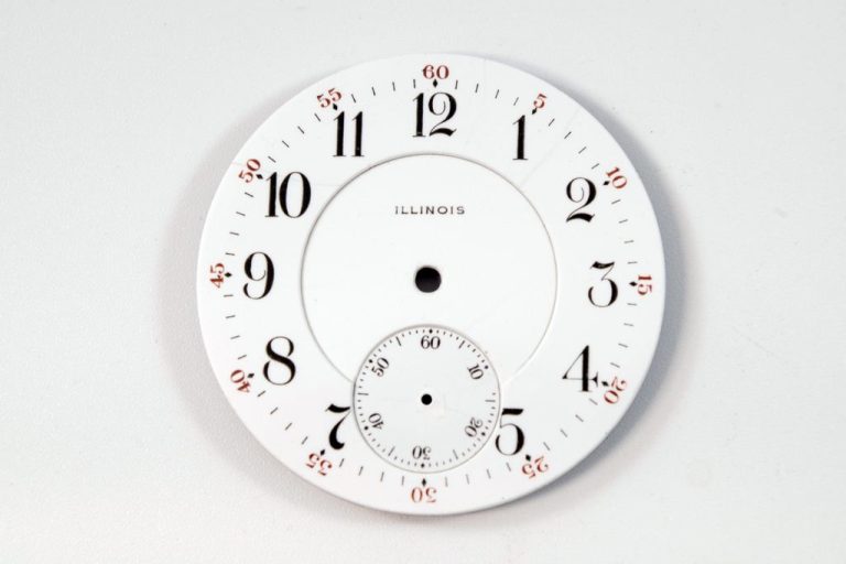 Pocket Watch Dial Repair